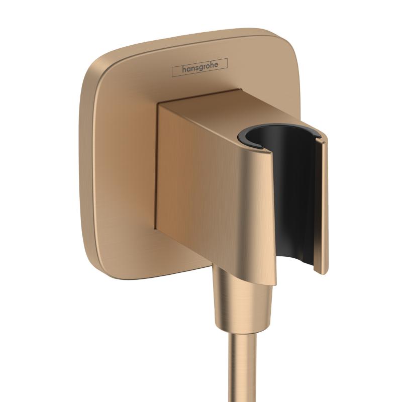 Hansgrohe Cot iesire dus hansgrohe fixfit 26887140, 1/2'' x 1/2'', suport, mat, bronz