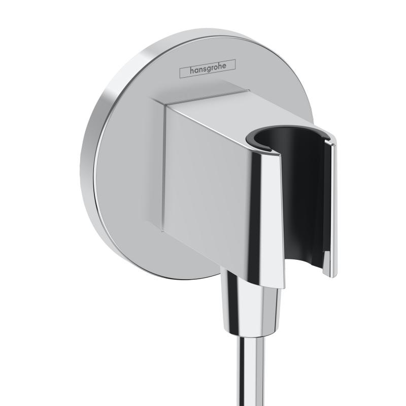 Hansgrohe Cot iesire dus hansgrohe fixfit 26888000, 1/2'' x 1/2'', universal, suport integrat, anti-reflux, crom