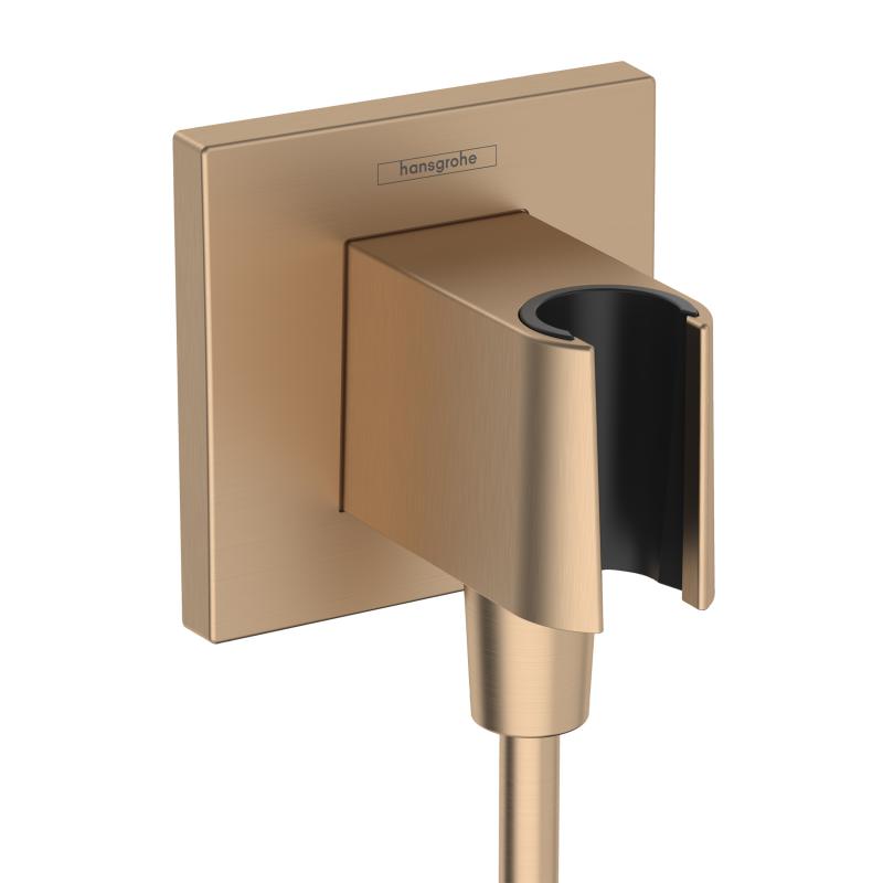 Hansgrohe Cot iesire dus hansgrohe fixfit 26889140, 1/2'' x 1/2'', suport para, mat, bronz