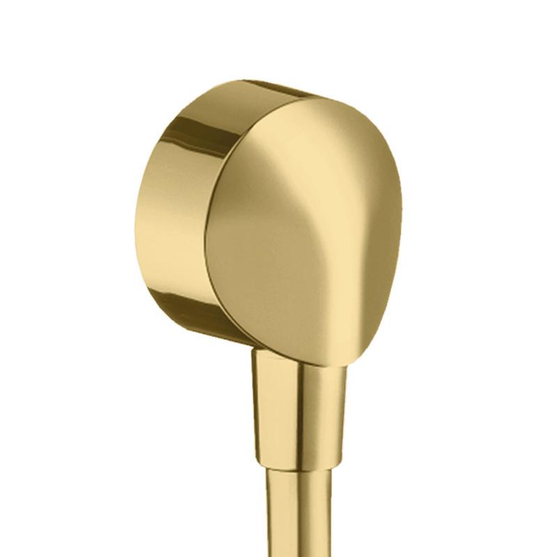 Hansgrohe Cot iesire dus hansgrohe fixfit 27454990, 1/2'' x 1/2'', lucios, auriu