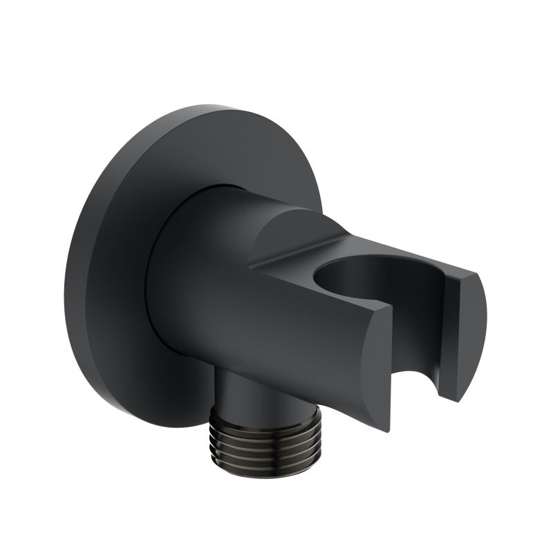 Ideal Standard Cot iesire dus ideal standard fixfiv bc807xg, 1/2'', universal, suport para dus, mat, negru