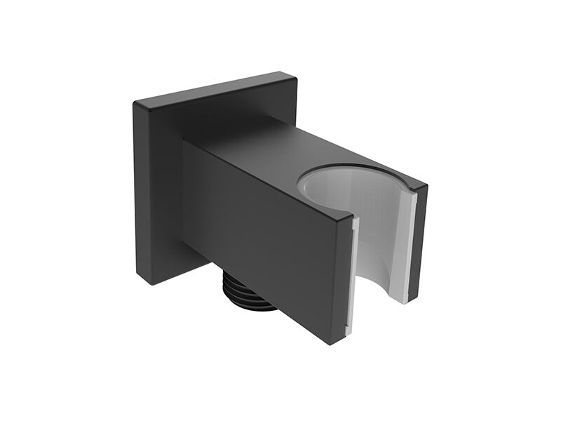 Kielle  Cot iesire dus kielle 20901014, 1/2'' x 1/2'', universal, suport para dus, anti-reflux, alama, mat, negru