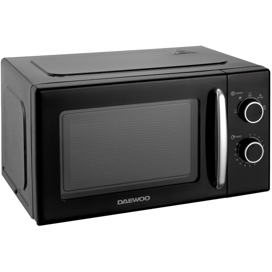 Cuptor cu microunde Daewoo KOR-6S20K-2, 700 W, 5 trepte, 20 l, 49.5 cm, 38 cm, 28.6 cm, 5 programe, Negru