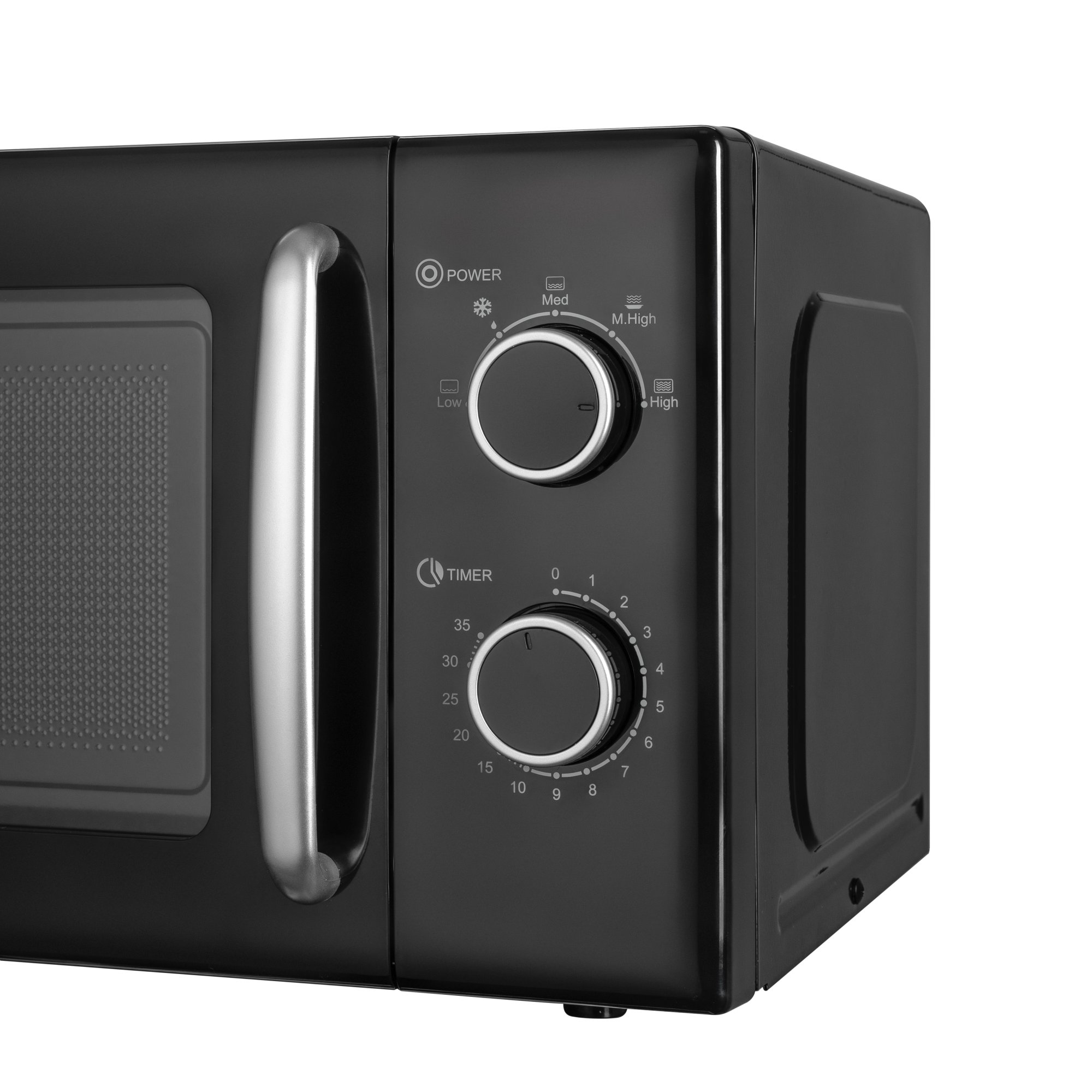 Cuptor cu microunde Daewoo KOR-6S20K-2, 700 W, 5 trepte, 20 l, 49.5 cm, 38 cm, 28.6 cm, 5 programe, Negru