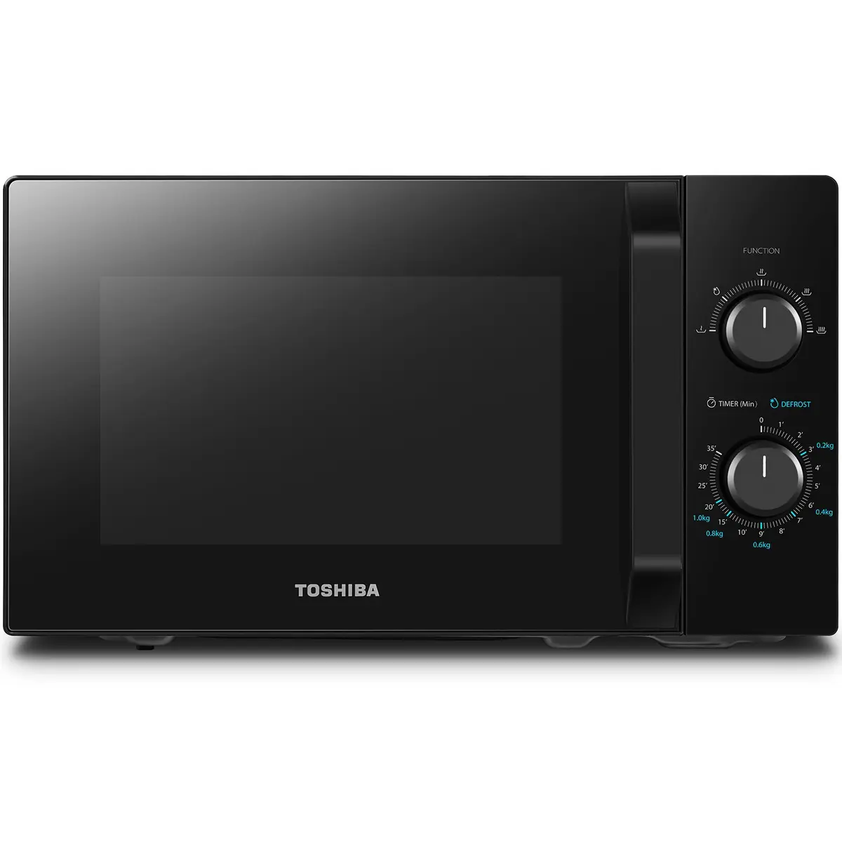 Cuptor cu microunde Toshiba MW2-MM20PBK, 800 W, 5 trepte, 20 l, 44 cm, 33 cm, 25 cm, 2 programe, Negru
