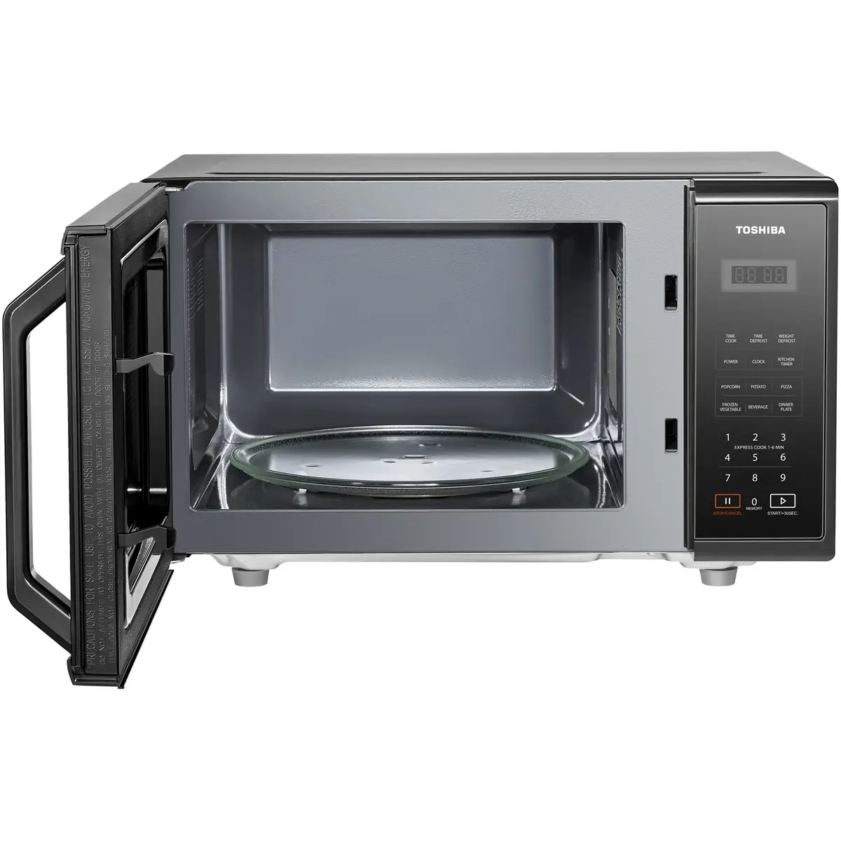 Cuptor cu Toshiba MM-EM23PBK, microunde, putere w 800, capacitate l 23
