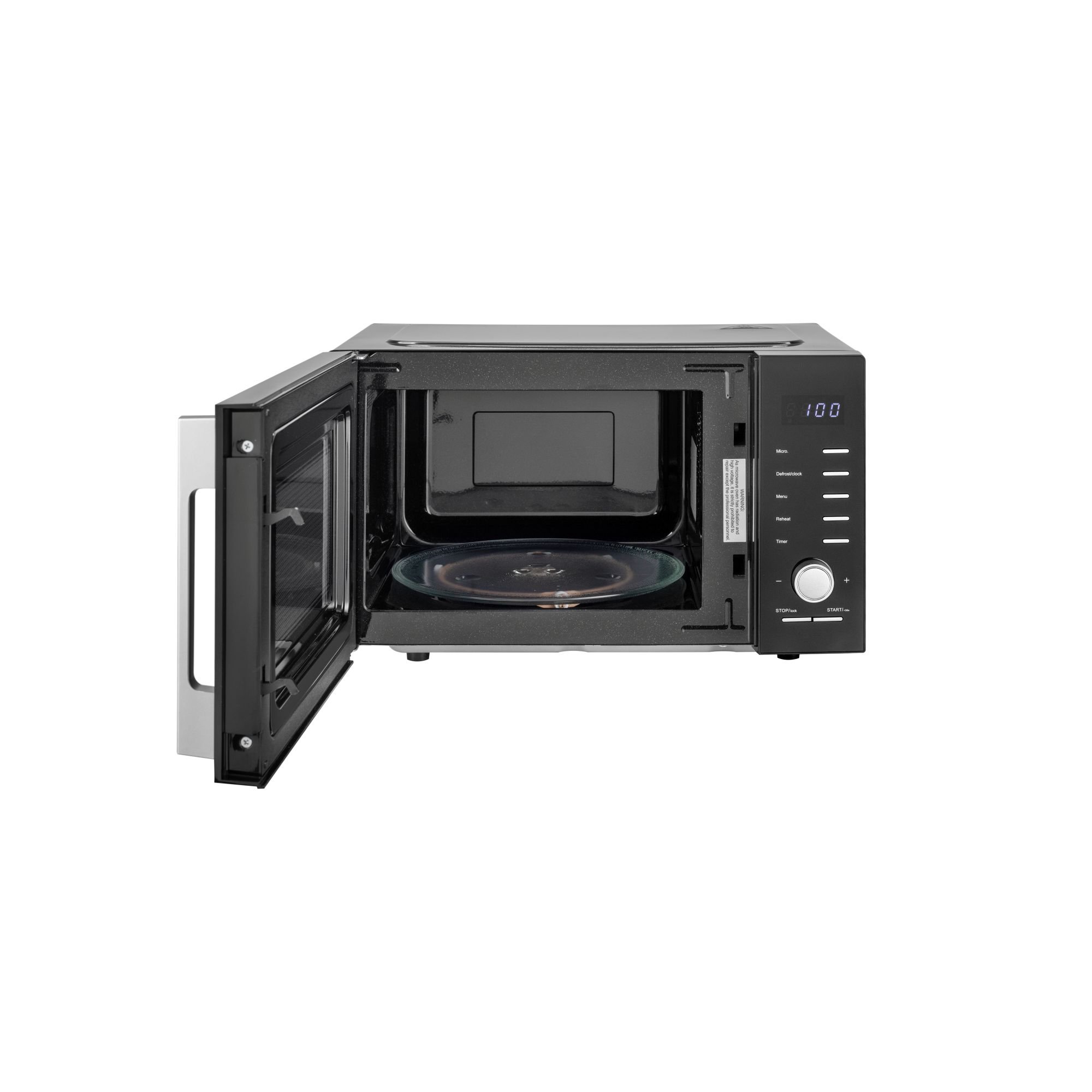 Cuptor microunde Daewoo KOR-25RBK, 850 W, 25 l, microunde, negru