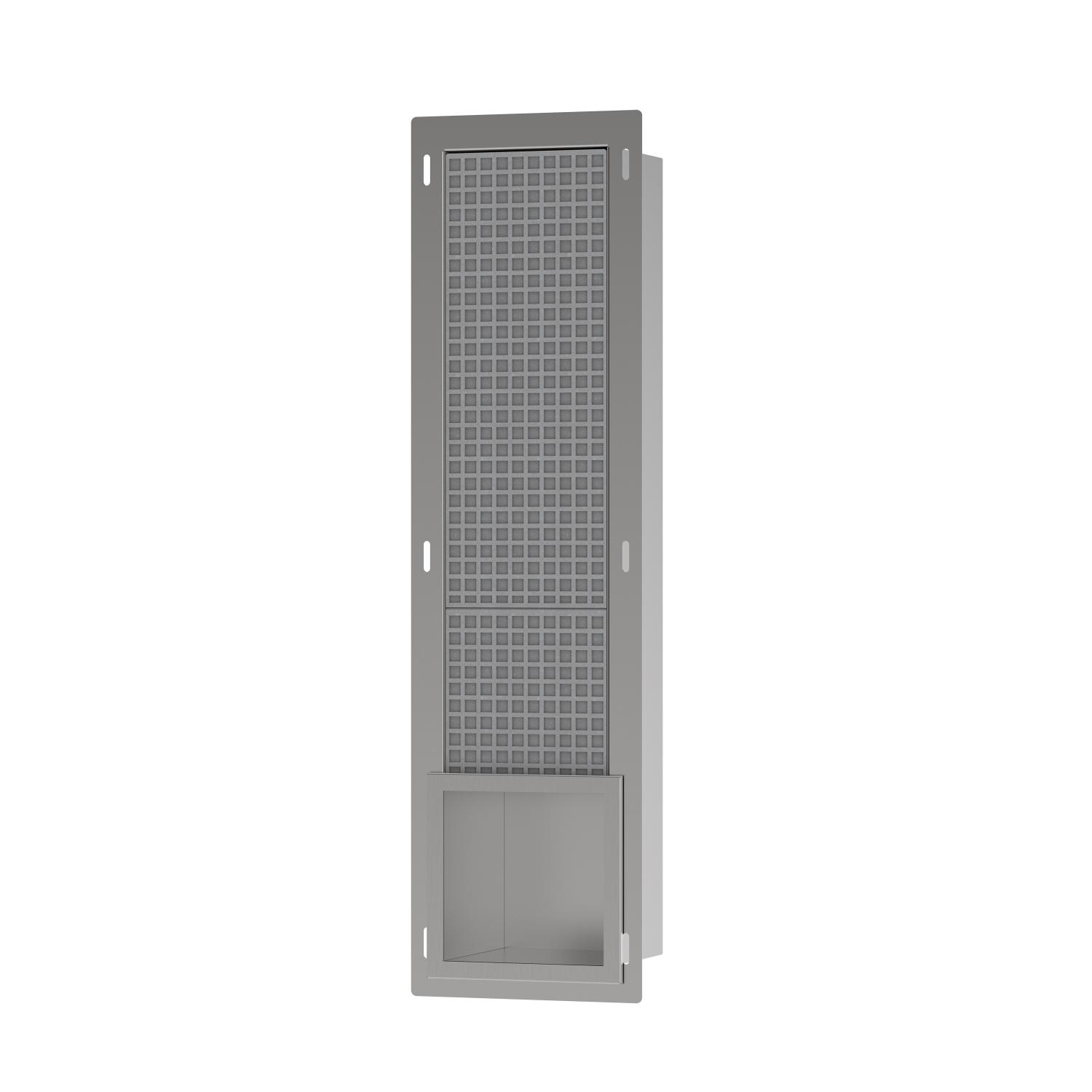 Hansgrohe Dispenser hargie igienica hansgrohe xtrastoris, incastrat, 750 x 260 x 151 mm, 6 role, otel inoxidabil, mat, otel