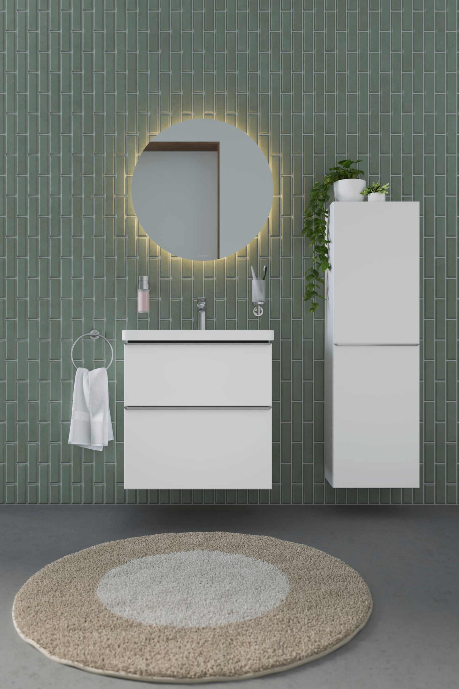 Dozator sapun Duravit 0099357000, baie Starck T, tip instalare pe pere