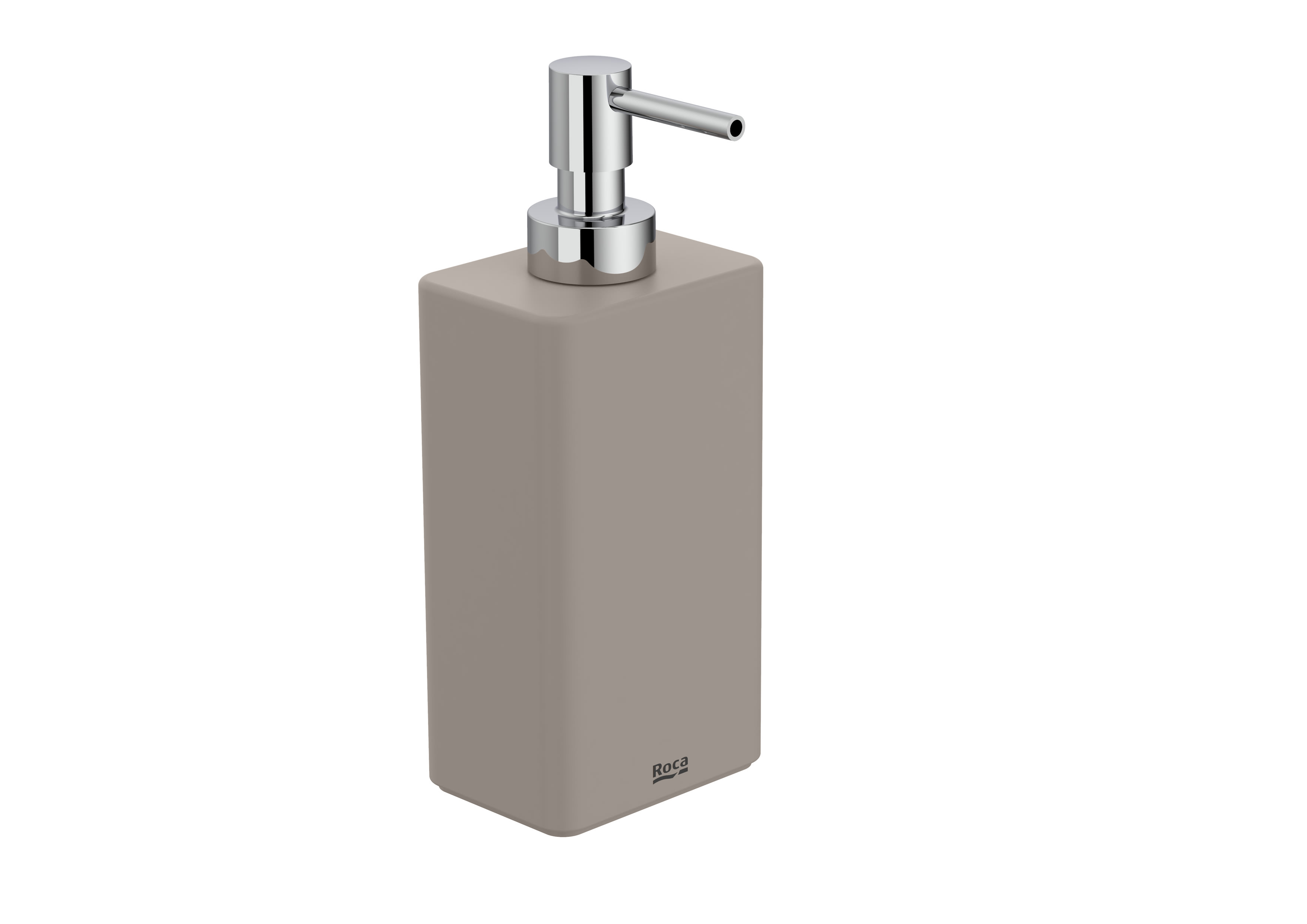 Roca Dozator baie roca ona, pe blat, 200 ml, plastic, mat, bej, a817673c80