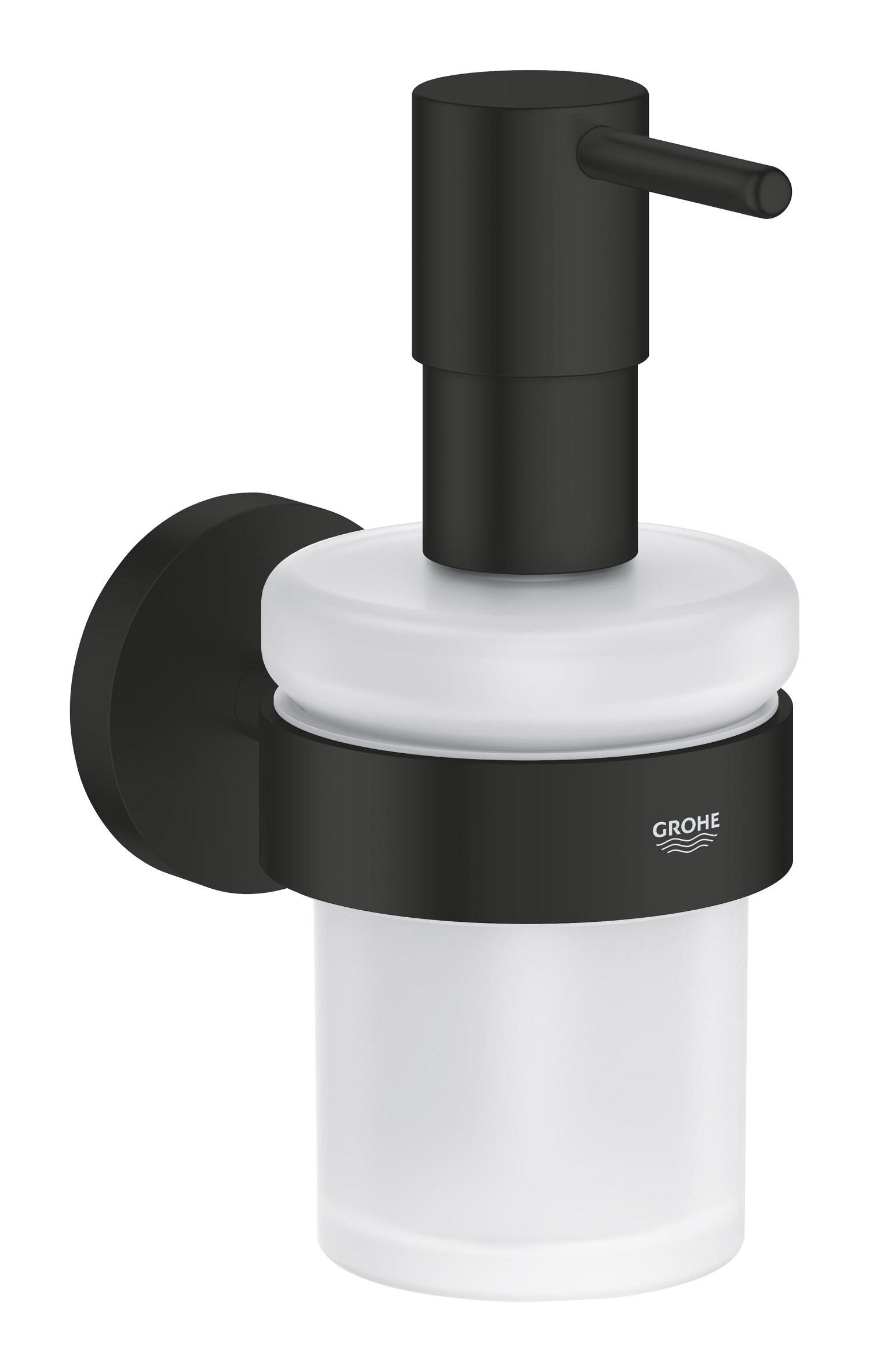 Grohe Dozator grohe start, pe perete, 160 ml, metal/sticla, mat, negru, 411952430