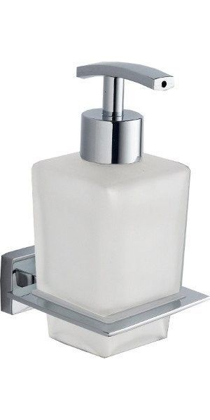 Aqualine Dozator sapun aqualine apollo, aparent, 300 ml, metal/sticla, crom, 1416-19