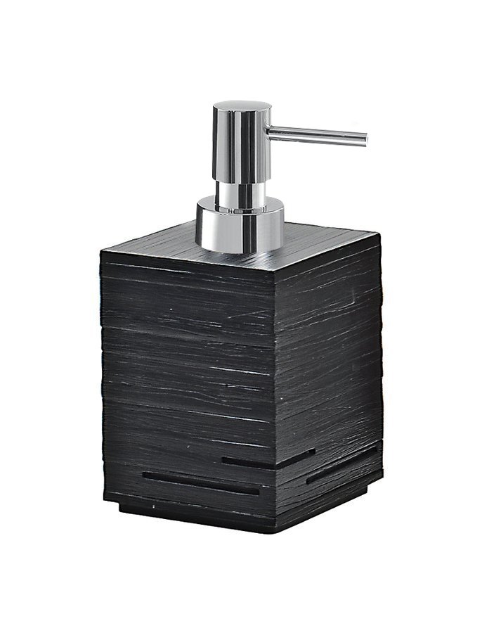 Sapho Dozator sapun baie sapho gedy, pe blat, 430 ml, plastic, negru, qu8114
