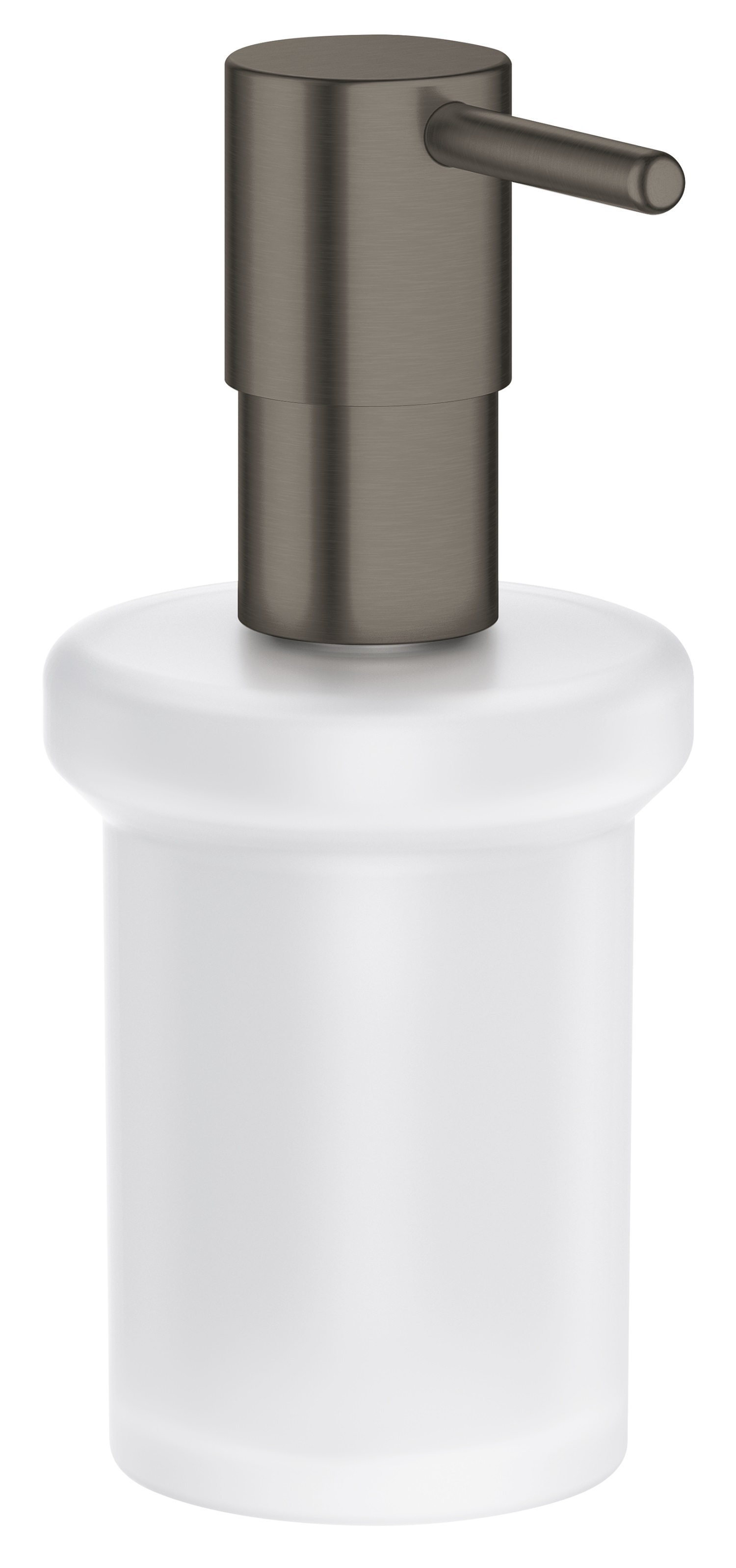 Grohe Dozator sapun grohe essentials, 160 ml, pe suport, metal/sticla, mat, grafit, 40394al1