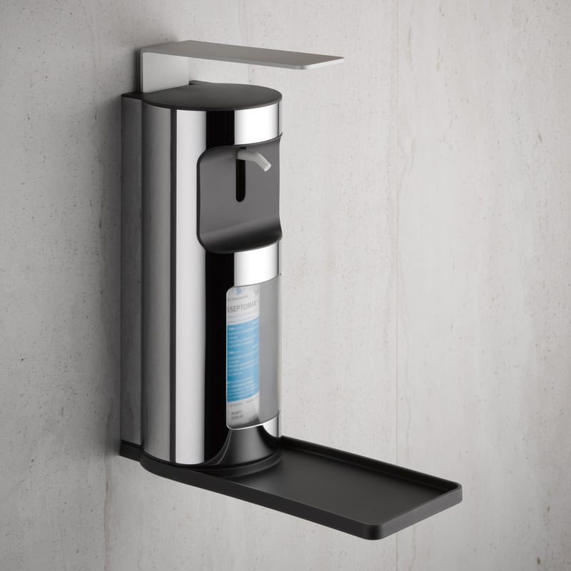 Keuco Dozator sapun hotelier keuco plan, pe perete, 500 ml, sapun/dezifectant, aluminiu/plastic, crom, 34954010100