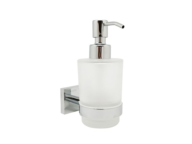 Kielle  Dozator sapun lichid kielle harmonia 40123000, 200 ml, montare pe perete, fixare ascunsa, sticla, metal, crom