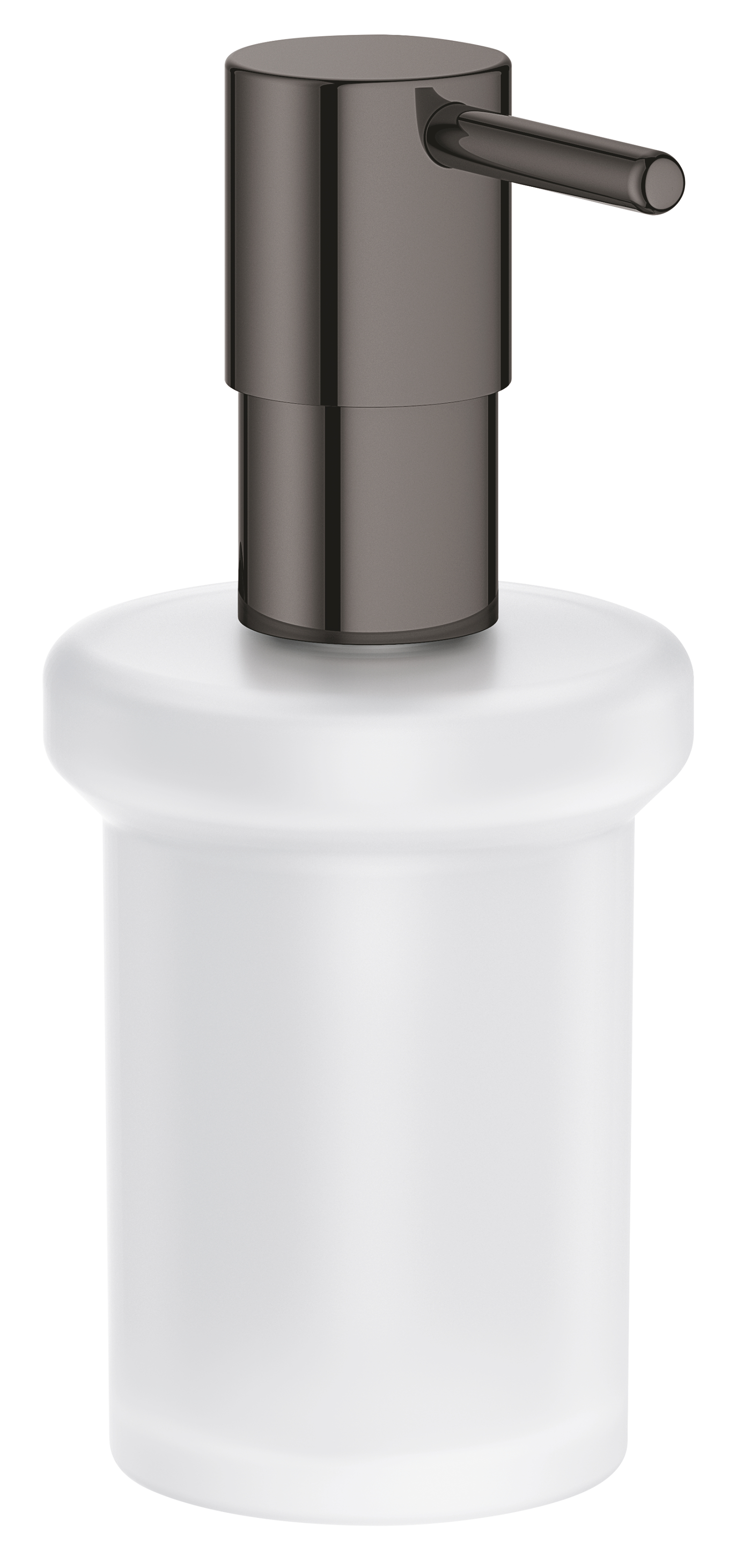 Grohe Dozator sapun grohe essentials, pe suport, 160 ml, sticla, metal, lucios, grafit, 40394a01