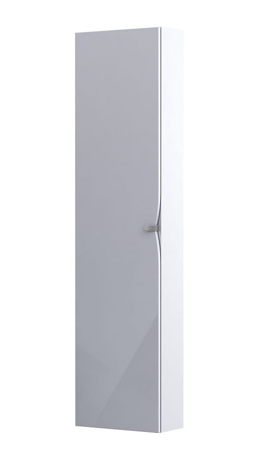 Oristo  Dulap coloana oristo siena, 170 x 40 x 17 cm, usa, lucios, alb, 45-sb1d-40-1