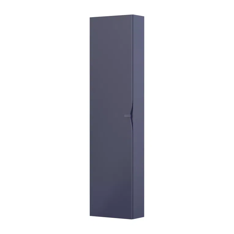 Oristo  Dulap coloana oristo siena, suspendat, 40 x 17 x 160 cm, usa, softclose, mat, albastru, 45-sb1d-40-14