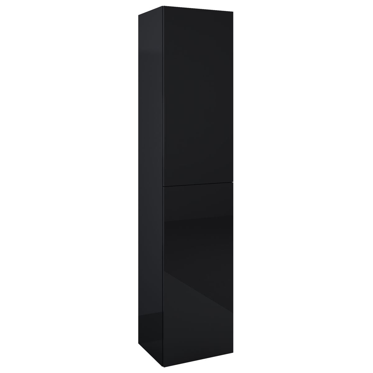 Roca Dulap coloana roca extra, suspendat, 40 x 35 x 180 cm, usi, lucios, negru, a857956351