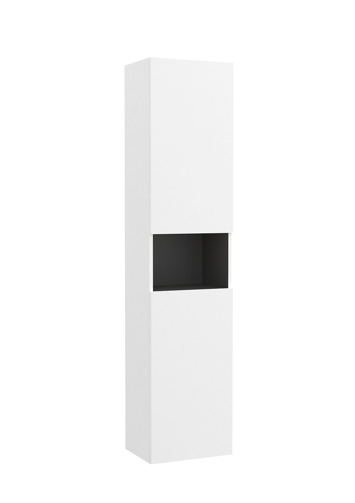 Roca Dulap coloana roca ona, suspendat, 40 x 30 x 175, usi/raft, mat, alb mat, a857636509