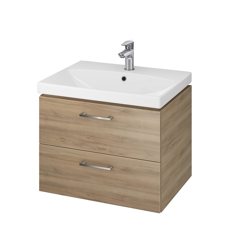 Cersanit Dulap cu lavoar cersanit lara, suspendat, 79 x 45 x 45 cm, sertare, lucios, alb, s801-149-dsm