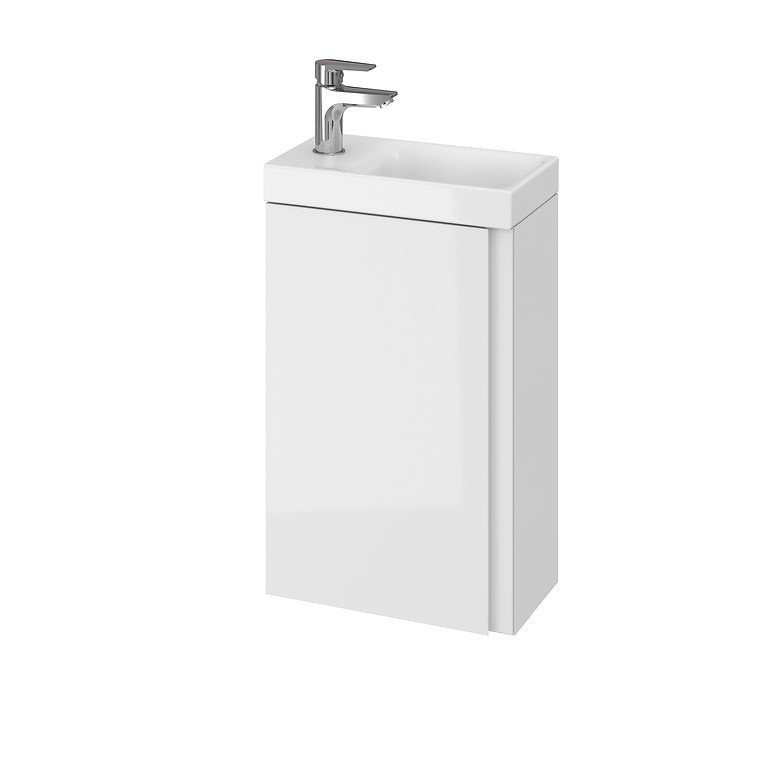 Cersanit Dulap cu lavoar cersanit moduo, suspendat, 39 x 22 x 59 cm, usa, lucios, alb, s801-218-dsm