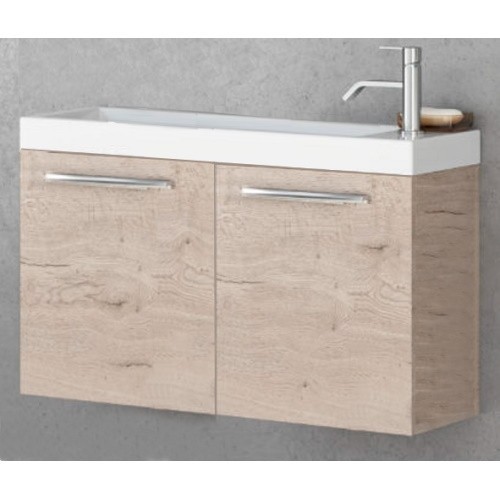 Kolpasan Dulap cu lavoar kolpasan san kici, usa, 60 x 30 x 51 cm, mat, bej, 547650