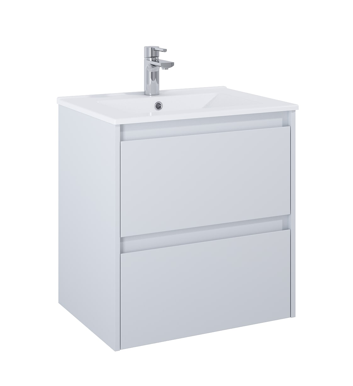 Roca Dulap cu lavoar roca claudia, suspendat, 61 x 46 x 65 cm, setare, mat, gri, a851925530