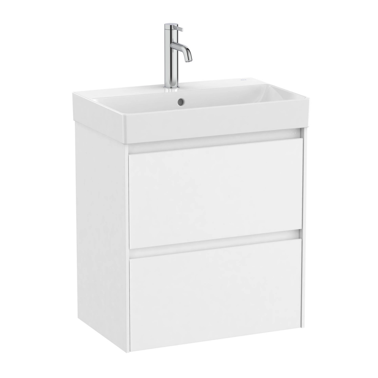 Roca Dulap cu lavoar roca ona, suspendat, 55 x 36 x 65 cm, sertare, mat, alb, a851683509