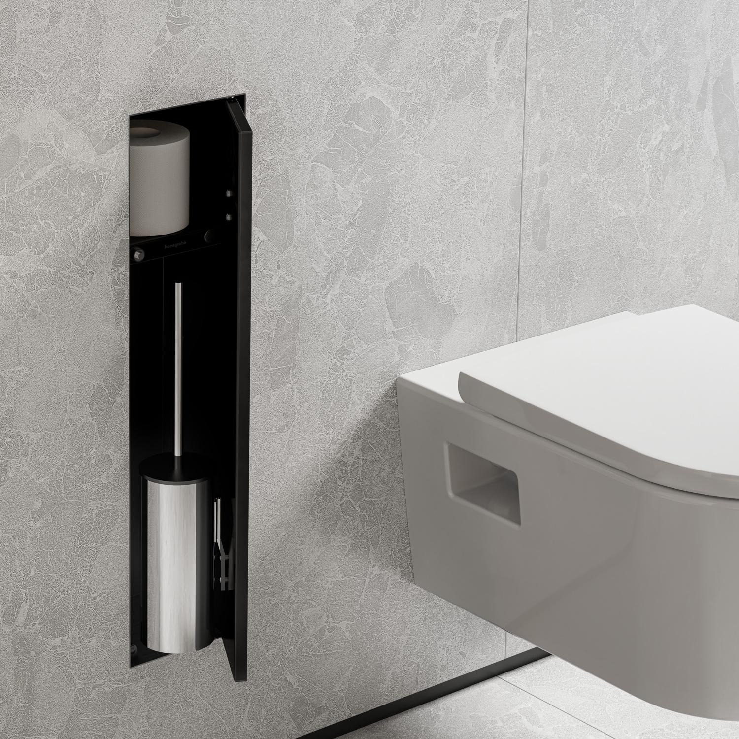 Dulap incastrat Hansgrohe XtraStoris, 595 x 145 x 140 mm, pe…