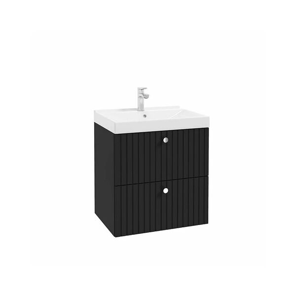 Defra Dulap pentru lavoar defra isole 50, suspendat, 60 x 30 x 45 cm, sertare, mat, negru, 001-b-05011
