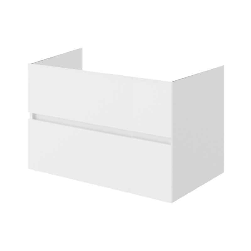 Fluminia Dulap pentru lavoar fluminia genova, suspendat, 80 x 46 x 51 cm, sertar, pal, lucios, alb, genova-80 mob alb