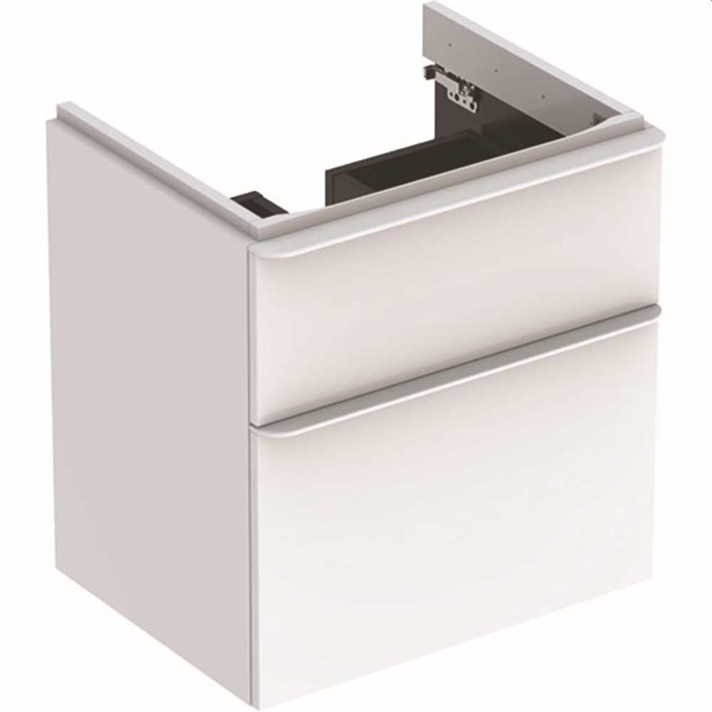 Geberit  Dulap pentru lavoar geberit smyle square, suspendat, 58 x 47 x 62, setar, lucios, alb, 500.352.00.1