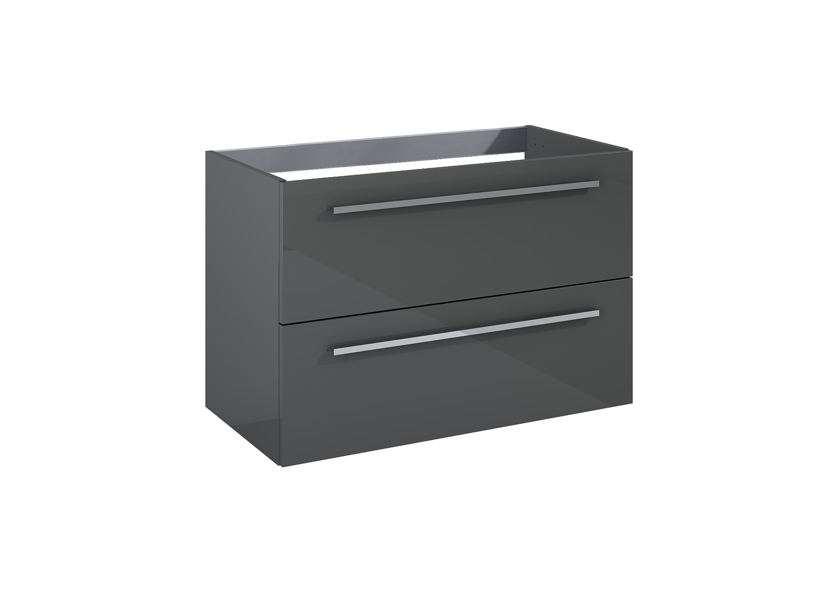 Roca Dulap pentru lavoar roca kwadro, suspendat, 80 x 39 x 53 cm, sertare, mat, antracit, a857970153