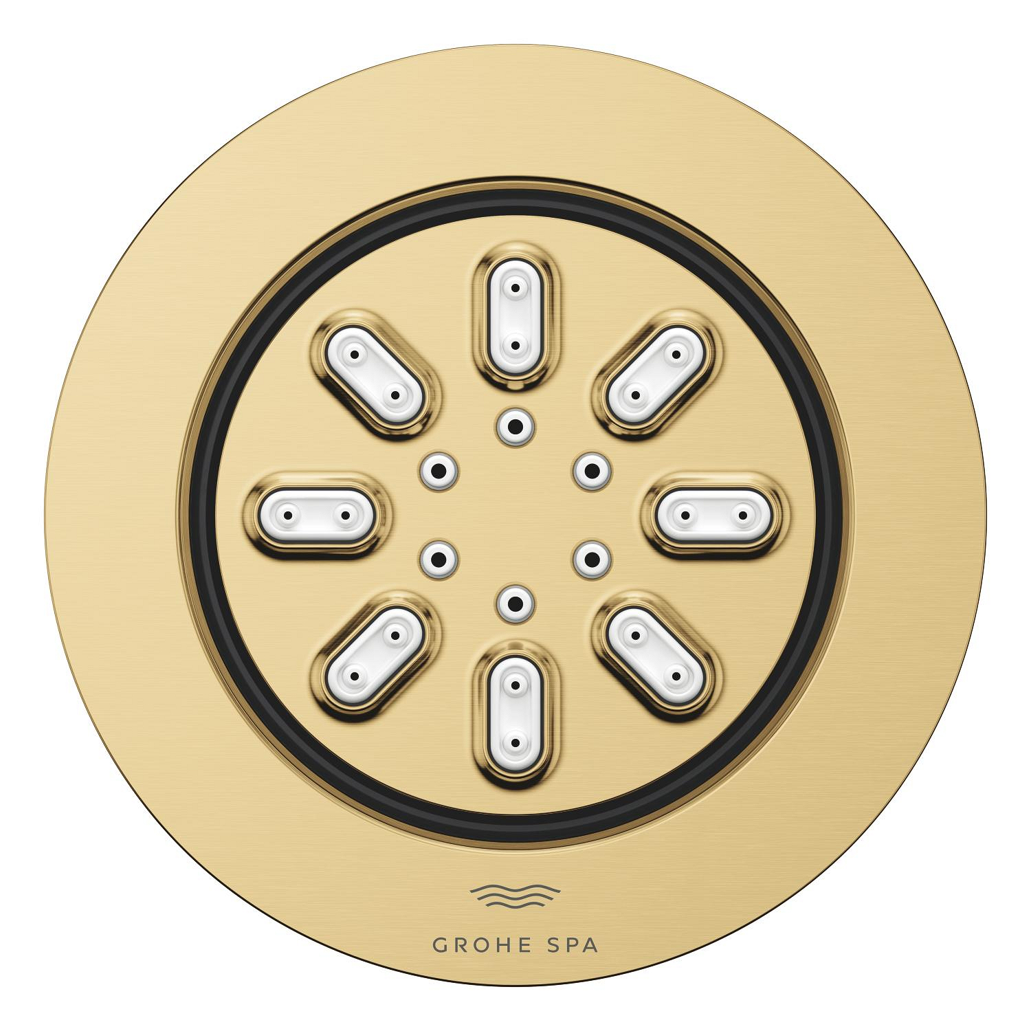 Grohe SPA Dus fix de corp grohe aqua, incastrat, 75 mm, 2 functii, include valva, mat, auriu, 26801gn0