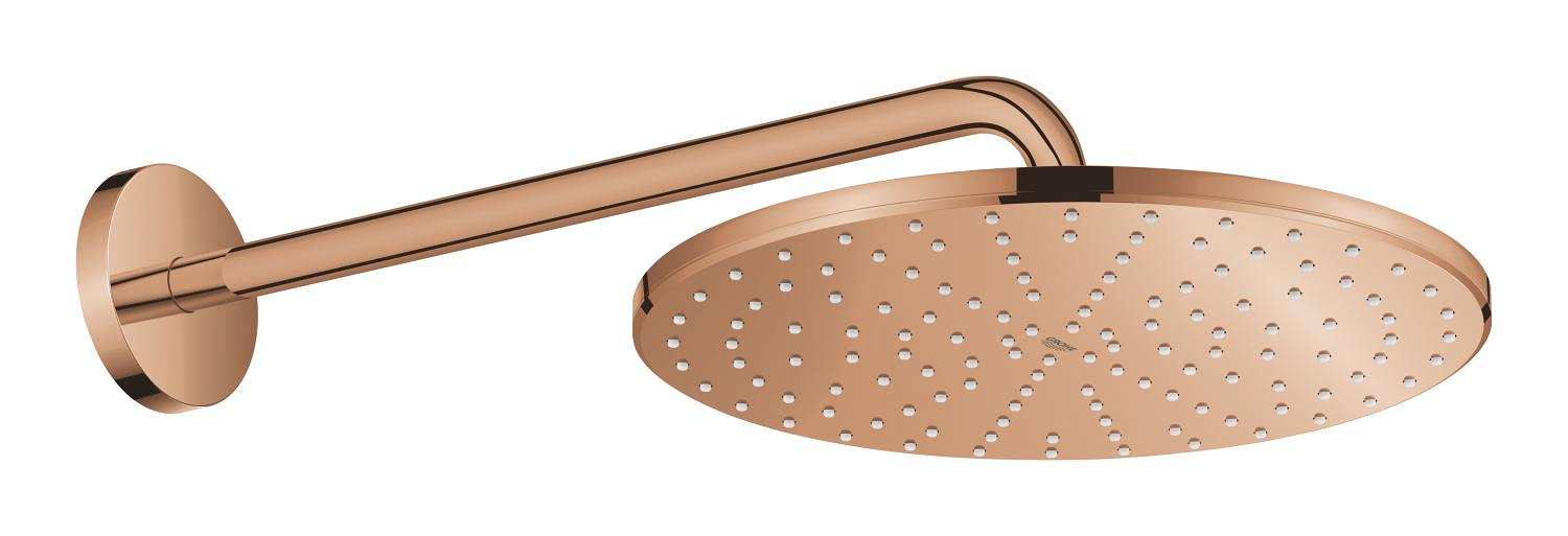 Grohe Dus fix grohe rainshower 310, pe perete, 310 mm, 1 functie, lucios, cupru, 26558da0