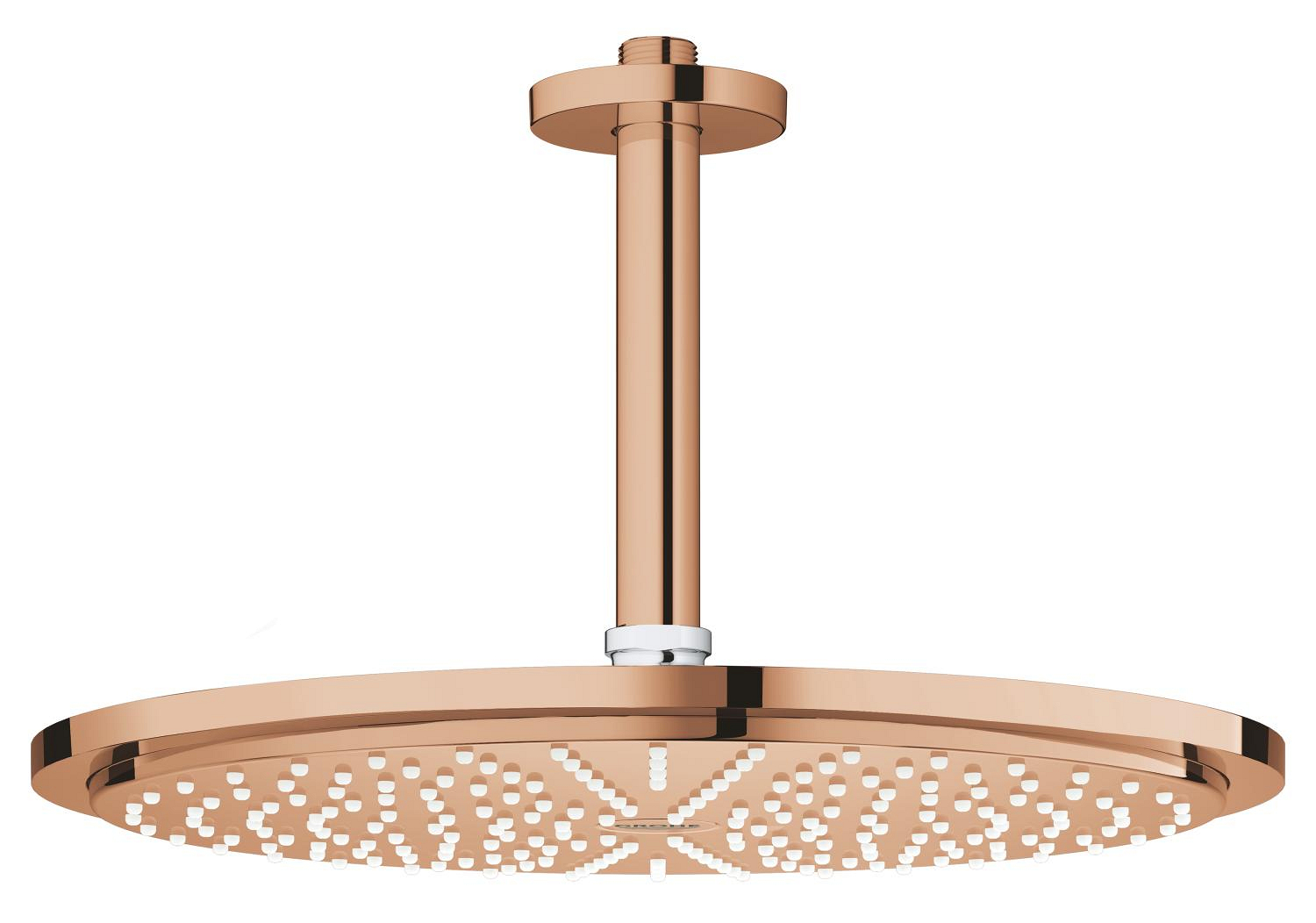 Grohe Dus fix grohe rainshower 310, pe tavan, 310 mm, 1 functie, lucios, cupru, 26067da0