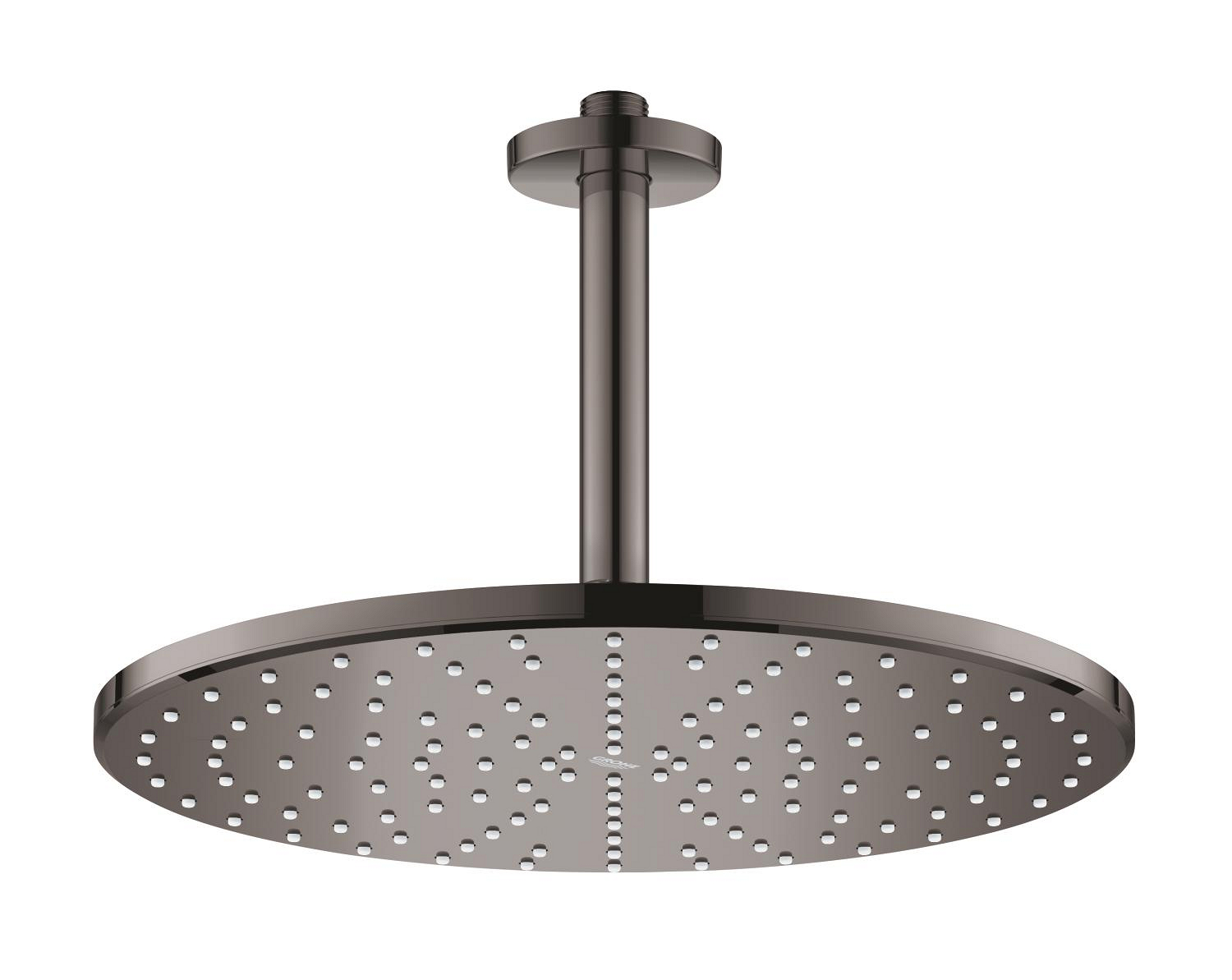 Grohe Dus fix grohe rainshower 310, pe tavan, 310 mm, 1 functie, lucios, grafit, 26560a00
