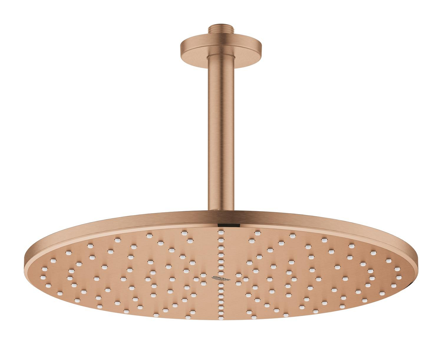 Grohe Dus fix grohe rainshower 310, pe tavan, 310 mm, 1 functie, mat, cupru, 26560dl0