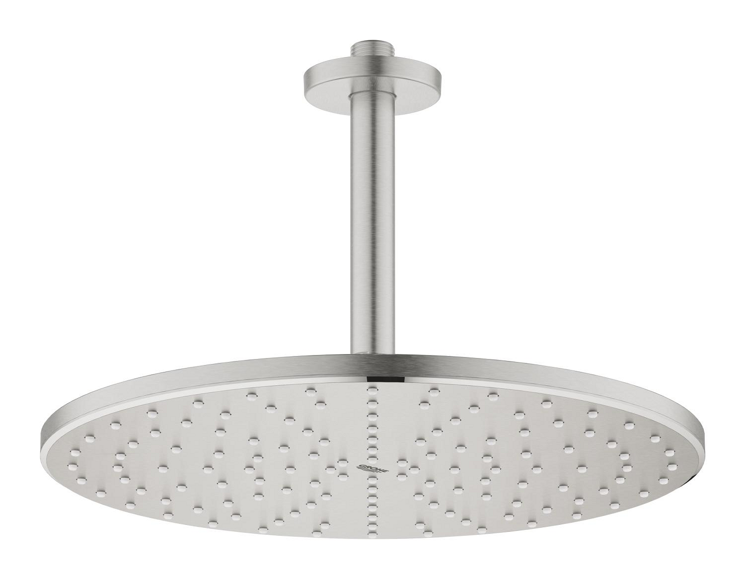 Grohe Dus fix grohe rainshower 310, pe tavan, 310 mm, 1 functie, mat, otel satinat, 26560dc0