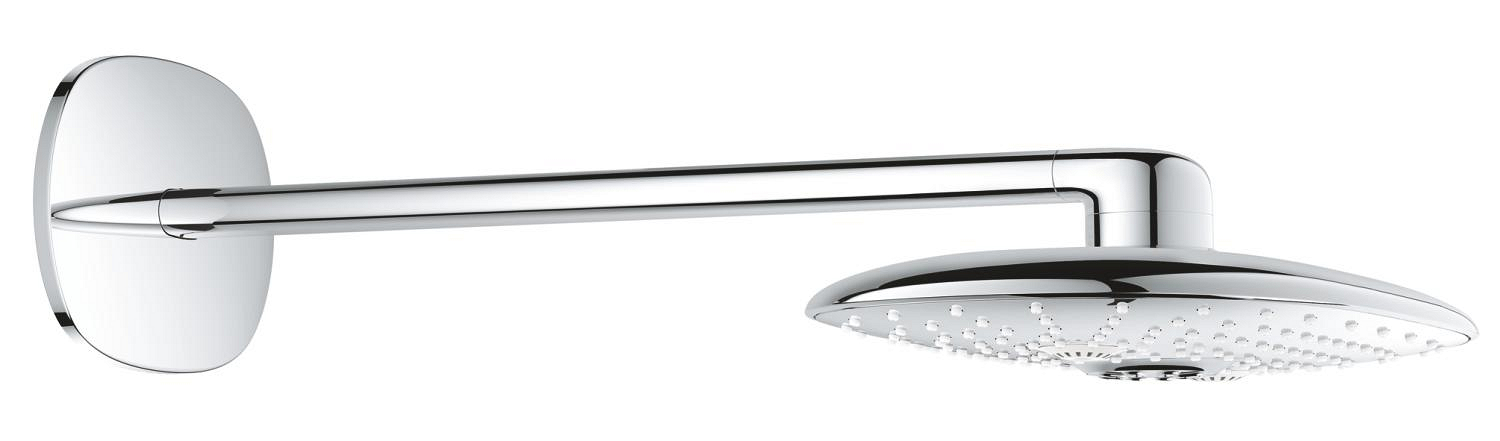 Grohe Dus fix grohe rainshower 360 duo, pe perete, 360 mm, 2 functii, necesita valva, crom, 26254000