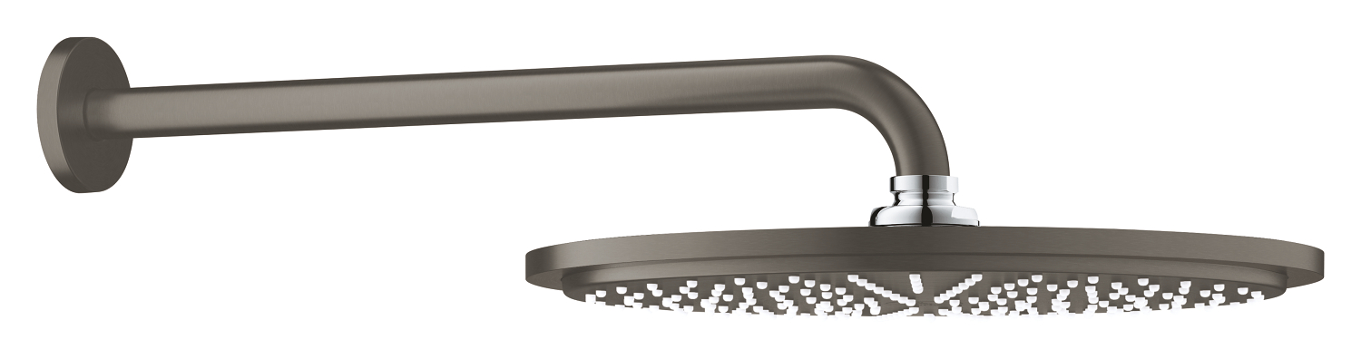 Grohe Dus fix grohe rainshower cosmopolitan 310, 1/2'', pe perete, 310 mm, 1 functie, mat, grafit, 26066al0