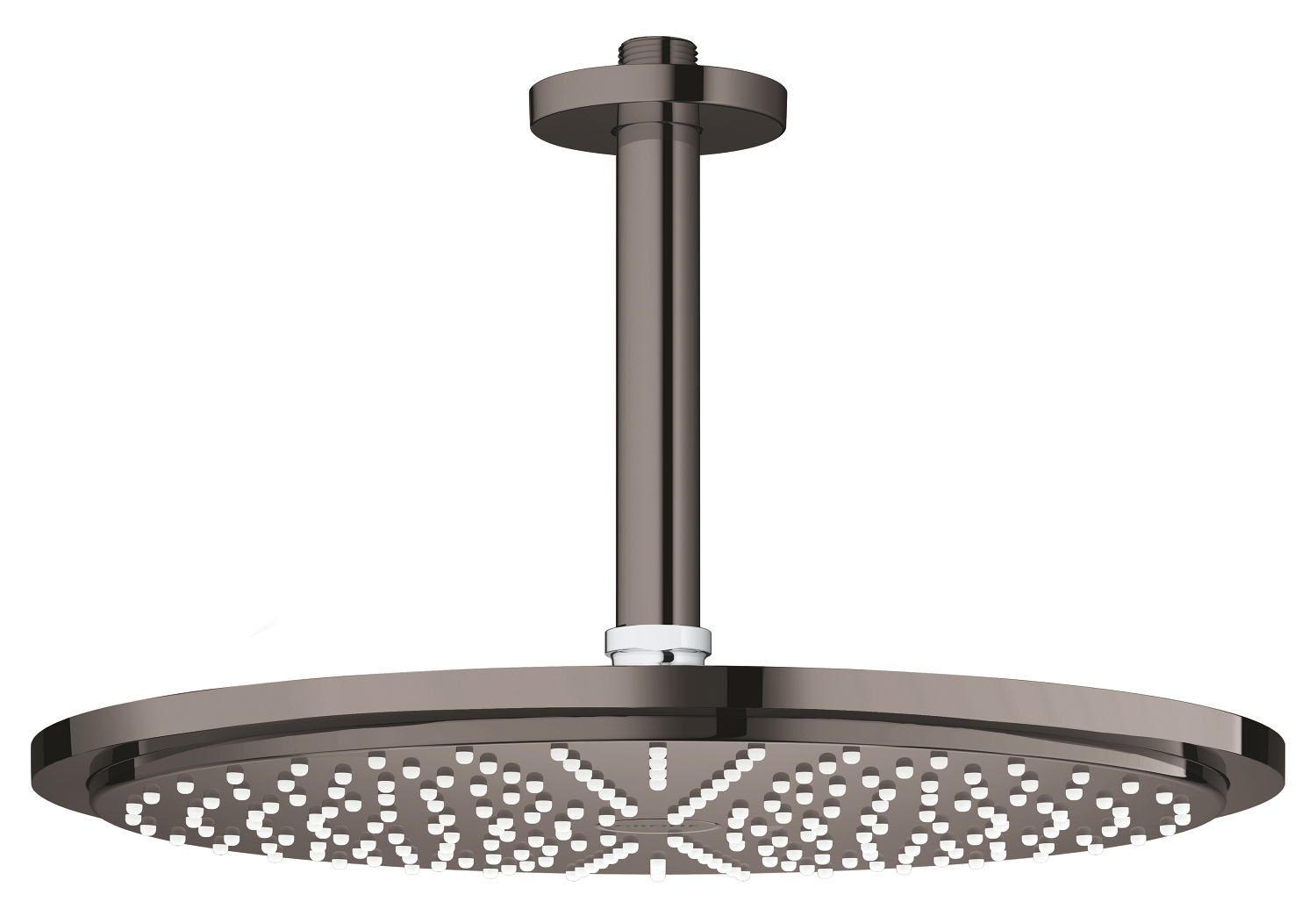 Grohe Dus fix grohe rainshower cosmopolitan 310, 1/2'', montare pe tavan, 310 mm, 1 pulverizare, anti-calcar, lucios, grafit,