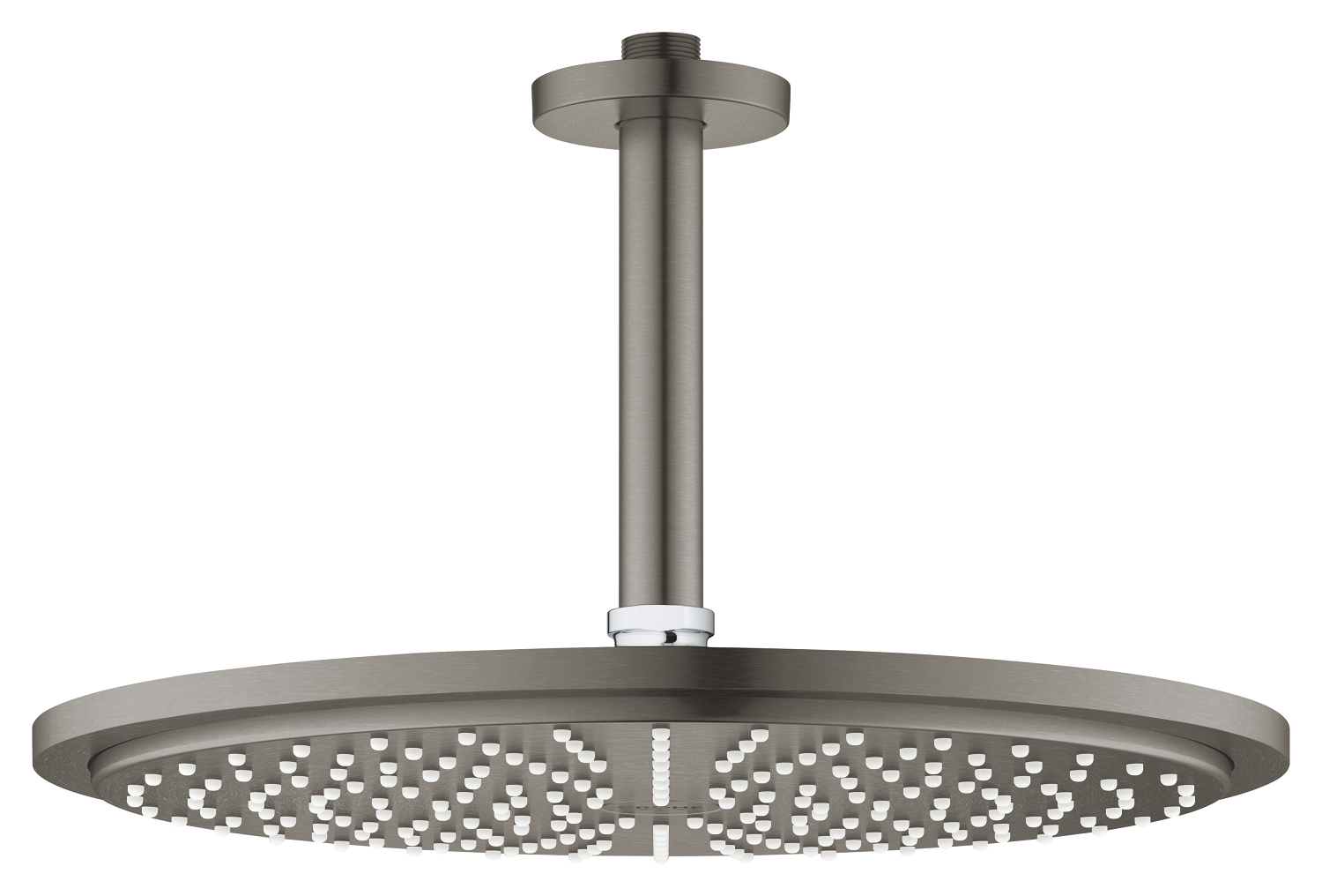Grohe Dus fix grohe rainshower cosmopolitan 310, 1/2'', montare pe tavan, 310 mm, 1 pulverizare, anti-calcar, mat, grafit,
