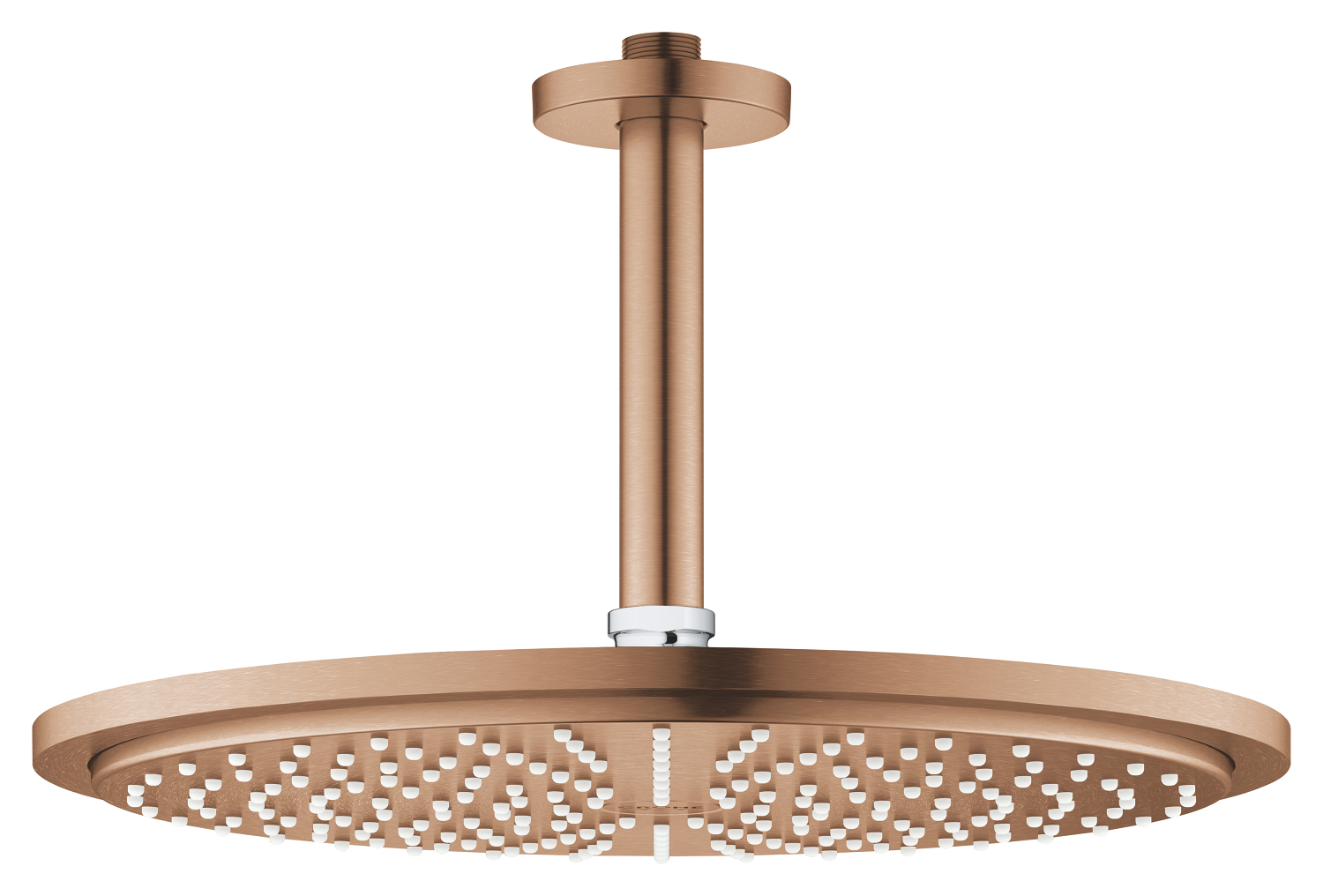 Grohe Dus fix grohe rainshower cosmopolitan 310, 1/2'', montare pe tavan, 310 mm, 1 pulverizare, anti-calcar, mat, cupru,