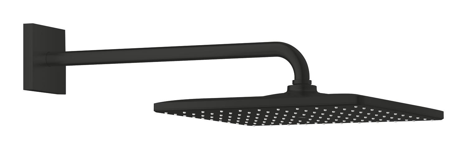 Dus fix Grohe 265642430, 310 mm, 1 bar, 422 mm, 1 pulverizari, 1/2 conexiune instalare, pivotant, Negru
