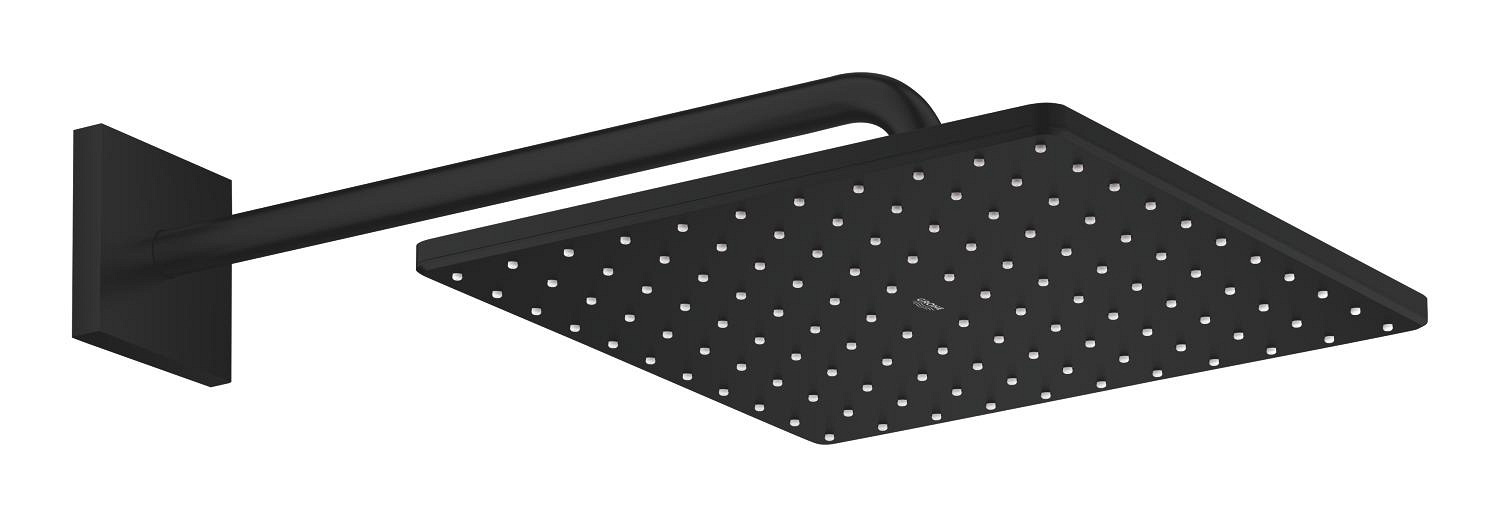 Dus fix Grohe 265642430, 310 mm, 1 bar, 422 mm, 1 pulverizari, 1/2 conexiune instalare, pivotant, Negru
