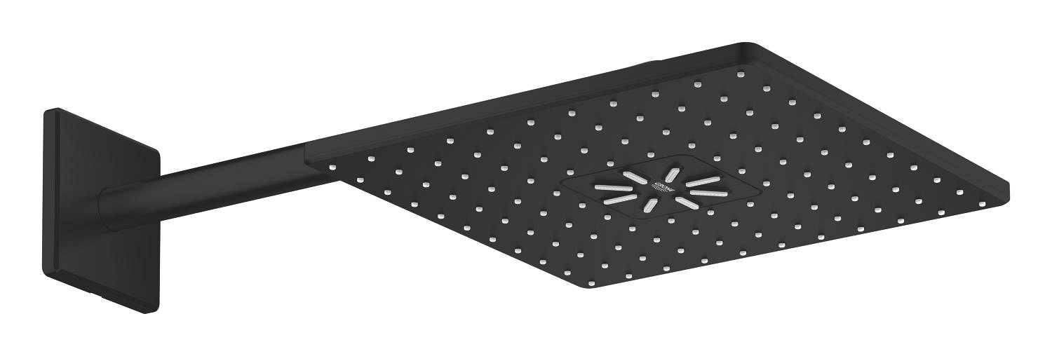 Dus fix Grohe 264792430, 310 mm, 1 bar, 430 mm, 2 pulverizari, 1/2 conexiune instalare, pivotant, Negru