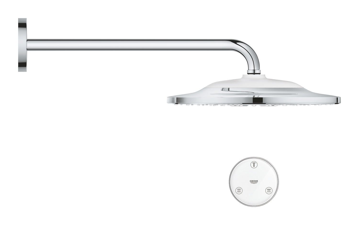 Palarie de dus Grohe 26640000, montaj pe perete, diametru 310 mm, pent